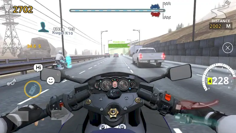 Скачать Racing Motorist : Bike Game [Взлом Много монет/Unlocked] на Андроид