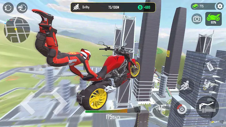 Скачать GT Moto Stunt 3D: Driving Game [Взлом Бесконечные монеты/Разблокированная версия] на Андроид