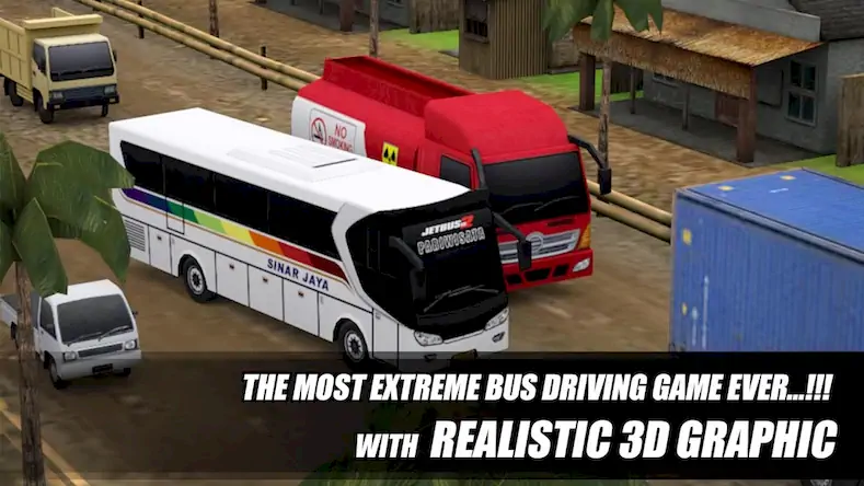 Скачать Telolet Bus Driving 3D [Взлом Много денег/МОД Меню] на Андроид
