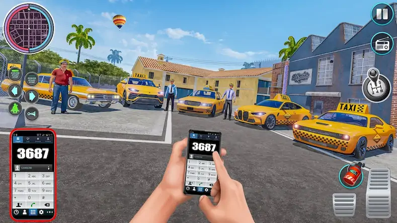Скачать город такси вождение: игры [Взлом Много денег/MOD Меню] на Андроид