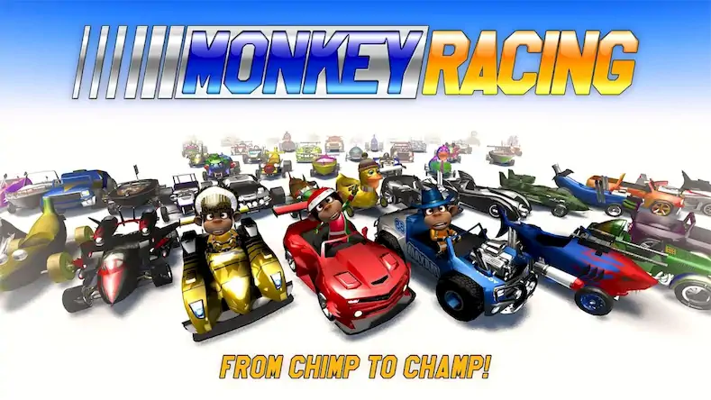 Скачать Monkey Racing Free [Взлом Бесконечные деньги/Режим Бога] на Андроид