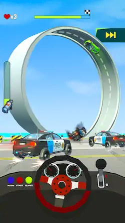 Скачать Crazy Rush 3D - Уличные Гонки [Взлом Бесконечные деньги/Unlocked] на Андроид