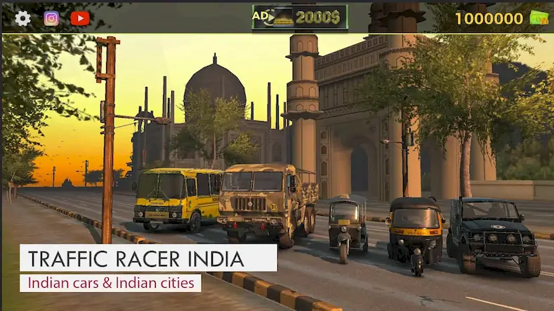 Скачать Traffic Car Racer - India [Взлом Бесконечные деньги/Режим Бога] на Андроид