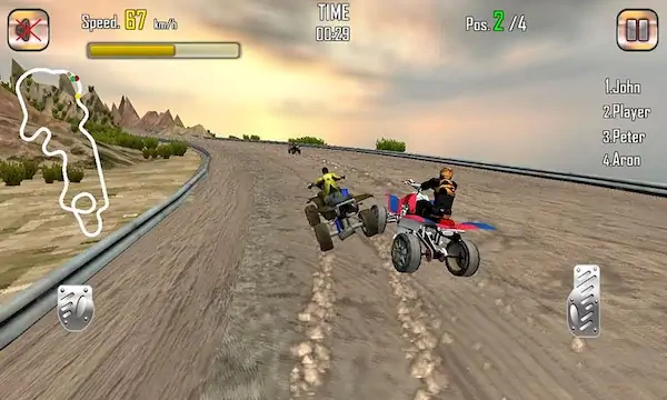 Скачать ATV Quad Bike Racing Game [Взлом Много денег/Режим Бога] на Андроид