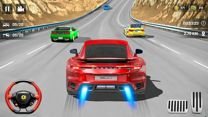 Скачать Car Racing - Super Car Games [Взлом Много денег/Unlocked] на Андроид