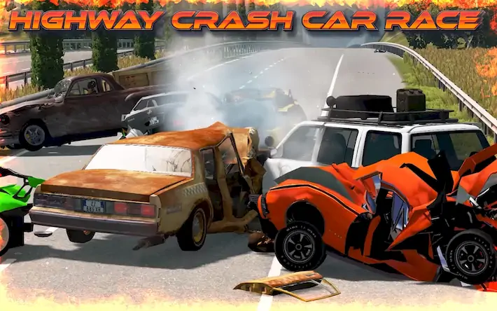 Скачать шоссе аварии гоночного автомоб [Взлом Много денег/God Mode] на Андроид