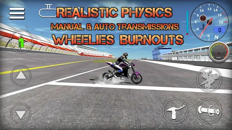 Скачать Wheelie King 2 - motorcycle 3D [Взлом Бесконечные деньги/Разблокированная версия] на Андроид
