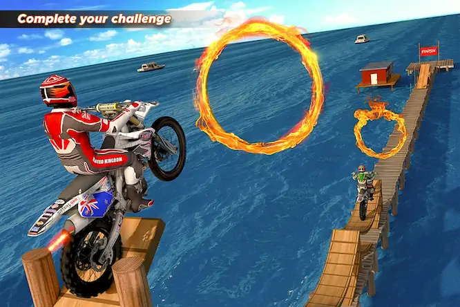 Скачать Bike Stunt Tricks Master 3d [Взлом Много монет/Режим Бога] на Андроид