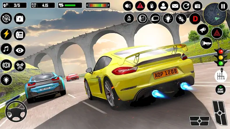 Скачать GT Car Racing Games 3D Offline [Взлом Много монет/Unlocked] на Андроид