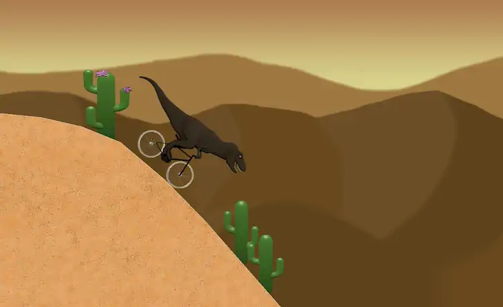 Скачать Jurassic Doom Cycling Extreme [Взлом Много монет/MOD Меню] на Андроид