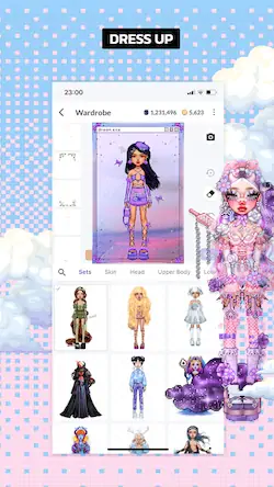 Скачать Everskies: Virtual Dress up [Взлом Много денег/Unlocked] на Андроид