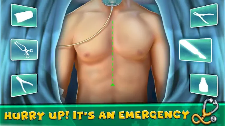 Скачать врачи симуляторы:игры хирургии [Взлом Много денег/Unlocked] на Андроид