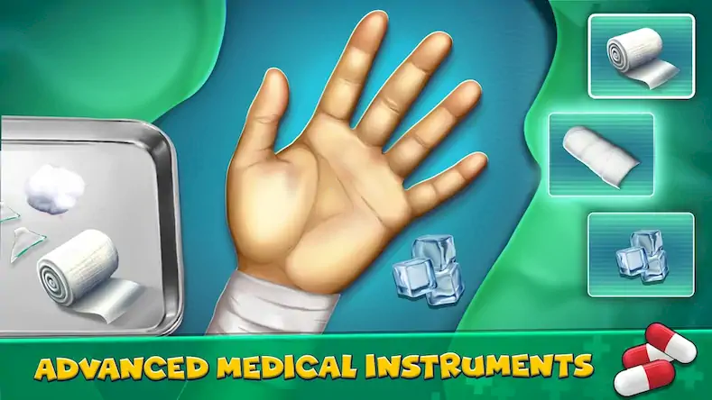 Скачать врачи симуляторы:игры хирургии [Взлом Много денег/Unlocked] на Андроид