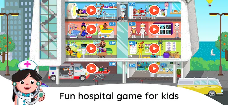 Скачать SKIDOS Hospital Games for Kids [Взлом Много денег/Разблокированная версия] на Андроид