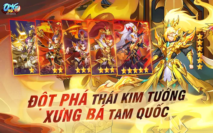Скачать OMG 3Q - Đấu tướng Tam Quốc [Взлом Много денег/Разблокированная версия] на Андроид