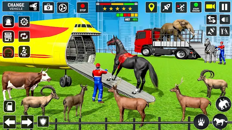 Скачать Transport Animals: Truck Games [Взлом Бесконечные деньги/God Mode] на Андроид