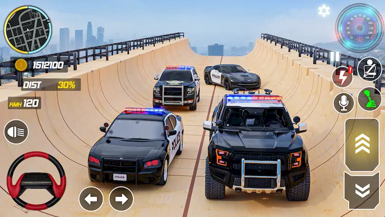 Скачать Crazy Car Stunt: Ramp Car Game [Взлом Бесконечные деньги/Разблокированная версия] на Андроид