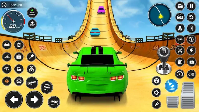 Скачать GT Сумасшедший Авто Stunt Игра [Взлом Много денег/God Mode] на Андроид