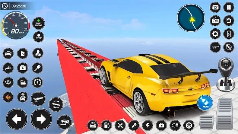 Скачать GT Сумасшедший Авто Stunt Игра [Взлом Много денег/God Mode] на Андроид