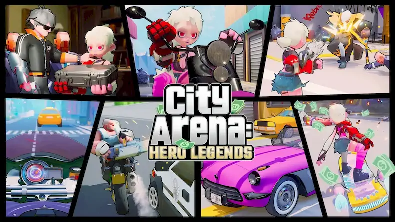 Скачать City Arena: Hero Legends [Взлом Много монет/МОД Меню] на Андроид