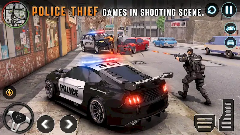 Скачать Police Car Chase: Police Games [Взлом Бесконечные деньги/МОД Меню] на Андроид