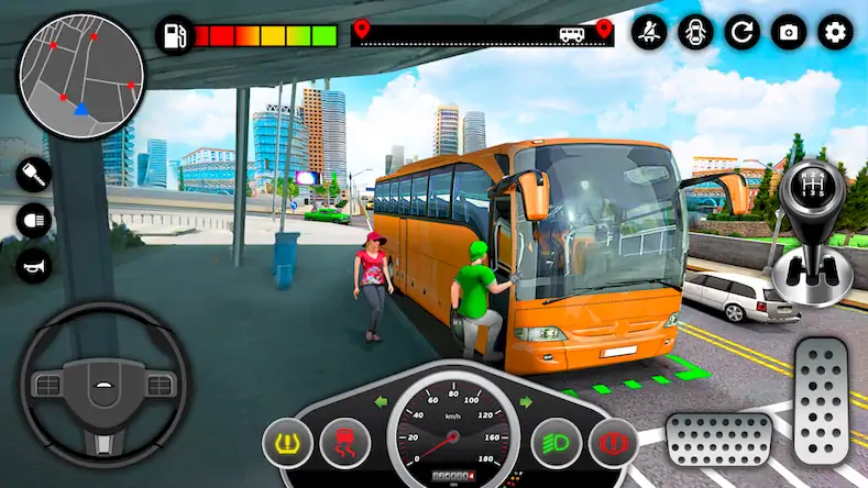 Скачать Автобус Игра: Машина Cимулятор [Взлом Бесконечные деньги/MOD Меню] на Андроид