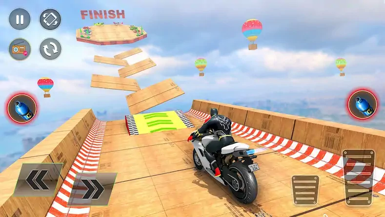 Скачать Mega Ramp Stunt Bike Games 3D [Взлом Много денег/God Mode] на Андроид