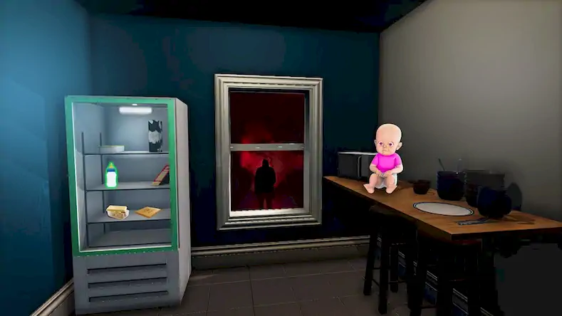 Скачать Baby in Pink Horror Games 3D [Взлом Бесконечные деньги/God Mode] на Андроид