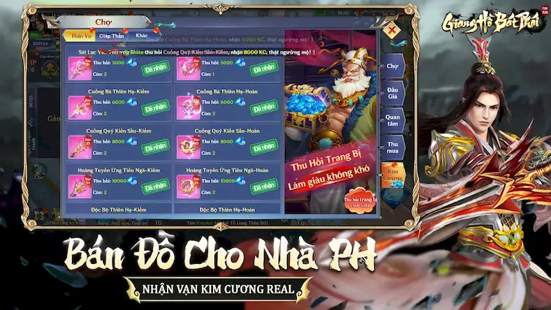 Скачать Giang Hồ: Bát Phái Phân Tranh [Взлом Много монет/МОД Меню] на Андроид