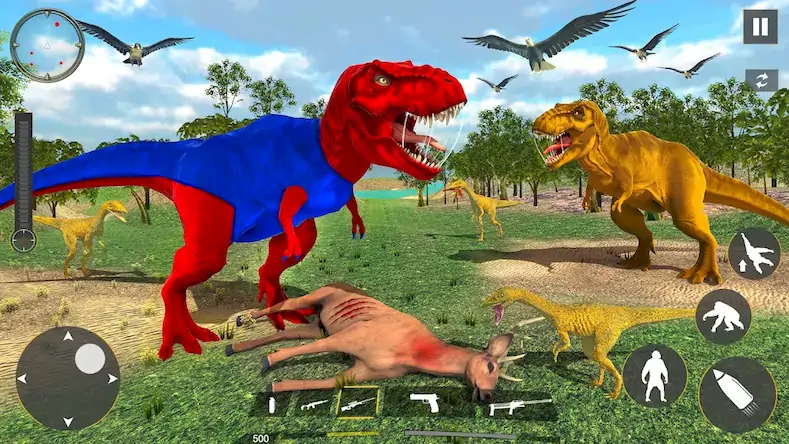 Скачать Real Dino Hunting Animal Games [Взлом Много монет/МОД Меню] на Андроид