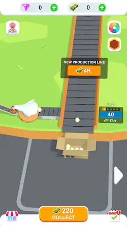 Скачать Фабрика яиц в режиме ожидания [Взлом Бесконечные деньги/God Mode] на Андроид