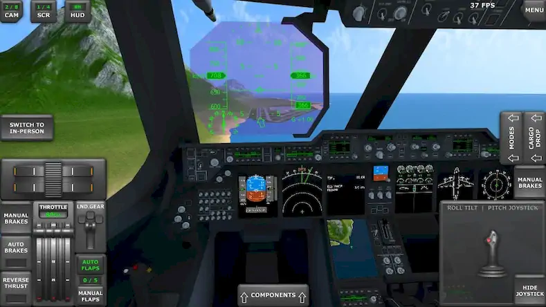 Скачать Turboprop Flight Simulator [Взлом Бесконечные монеты/Разблокированная версия] на Андроид