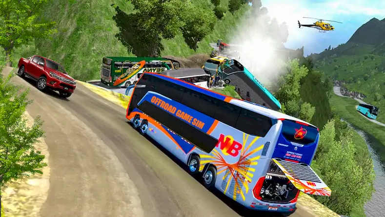 Скачать Hill Coach Bus Simulator 2023 [Взлом Бесконечные монеты/God Mode] на Андроид
