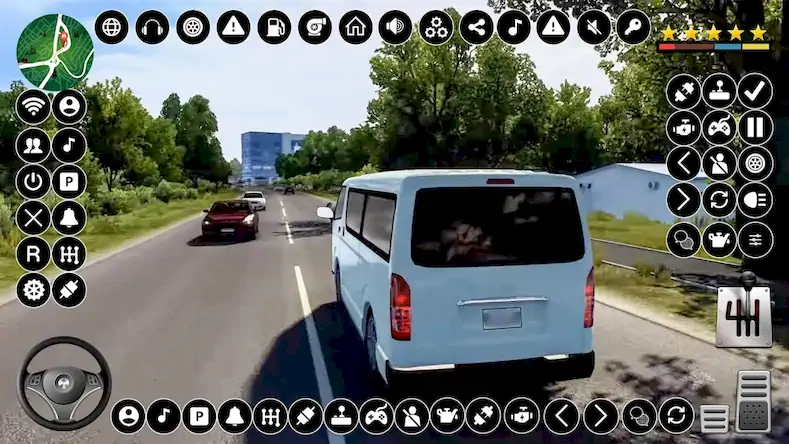Скачать Car Games Dubai Van Simulator [Взлом Много денег/Разблокированная версия] на Андроид