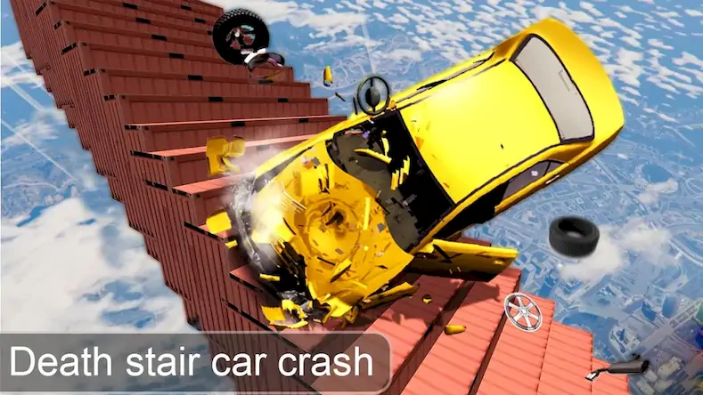 Скачать Beam Drive Crash Death Stair C [Взлом Бесконечные монеты/God Mode] на Андроид