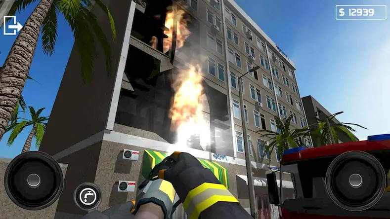 Скачать Fire Engine Simulator [Взлом Много денег/Unlocked] на Андроид