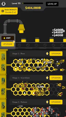 Скачать Пчелиная фабрика [Взлом Много монет/МОД Меню] на Андроид