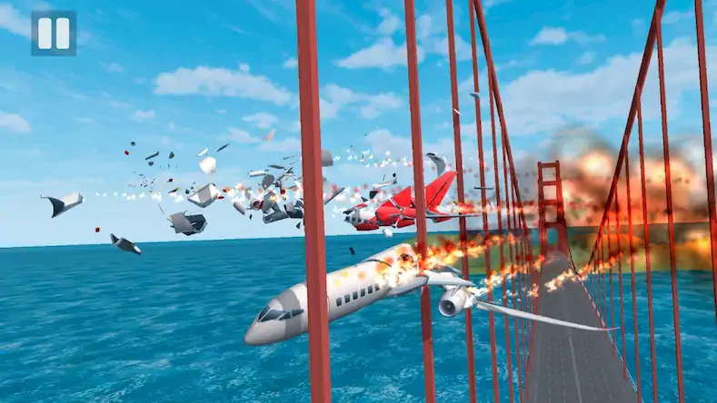Скачать Plane Crash: Flight Simulator [Взлом Бесконечные деньги/God Mode] на Андроид