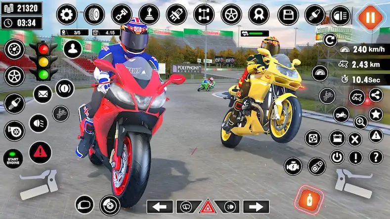 Скачать Motorcycle Game - Bike Game 3D [Взлом Много денег/Unlocked] на Андроид