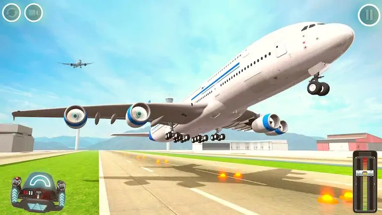 Скачать Flight Simulator-Pilot Plane X [Взлом Бесконечные деньги/MOD Меню] на Андроид