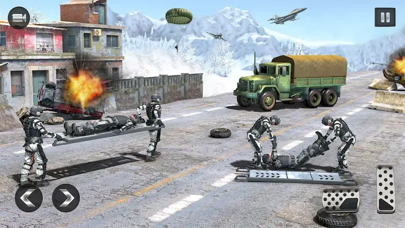 Скачать Truck Simulator: военные игры [Взлом Бесконечные монеты/God Mode] на Андроид