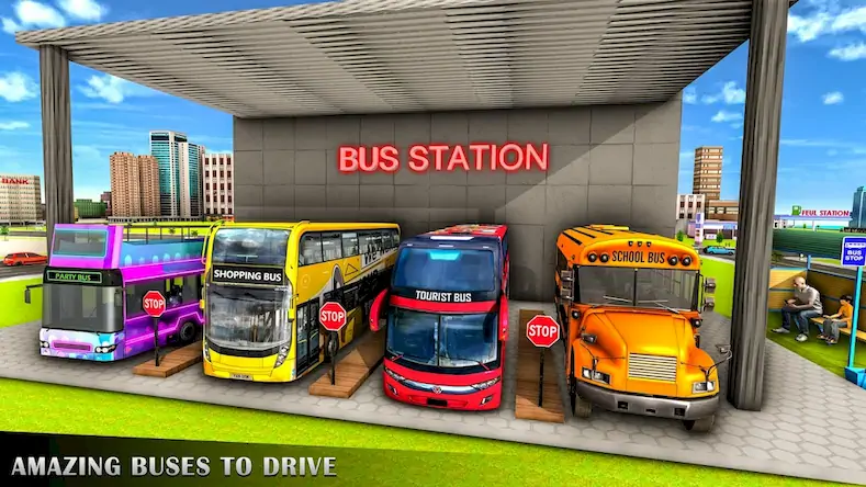 Скачать Bus Simulator Game : Bus Drive [Взлом Бесконечные деньги/God Mode] на Андроид