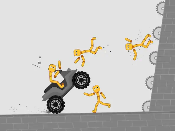 Скачать Stickman Car Destruction Games [Взлом Много денег/МОД Меню] на Андроид