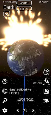 Скачать Симулятор Солнечной системы [Взлом Бесконечные монеты/Разблокированная версия] на Андроид