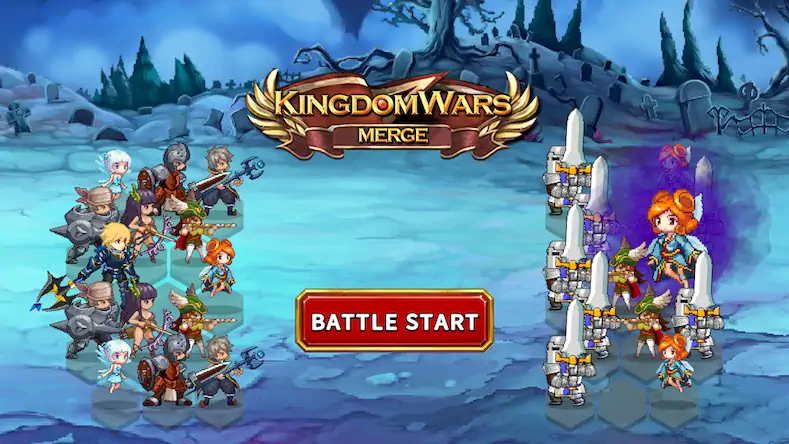 Скачать Kingdom Wars Merge [Взлом Бесконечные монеты/МОД Меню] на Андроид