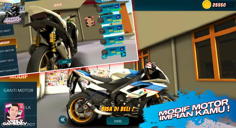 Скачать Sunmori Race Simulator Indo [Взлом Бесконечные деньги/Unlocked] на Андроид