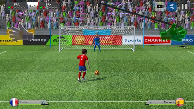 Скачать Pro Kick Soccer [Взлом Много денег/Unlocked] на Андроид
