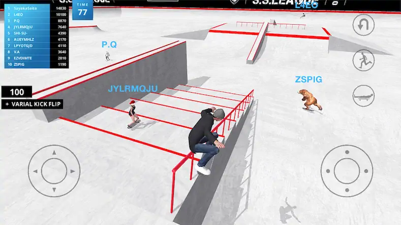 Скачать Skate Space [Взлом Бесконечные монеты/God Mode] на Андроид