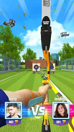 Скачать Archery Battle 3D [Взлом Бесконечные деньги/Режим Бога] на Андроид
