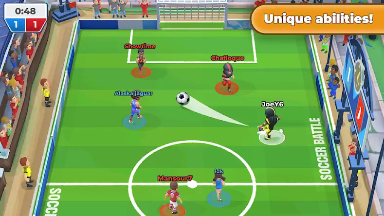 Скачать Футбол: Soccer Battle [Взлом Много монет/МОД Меню] на Андроид